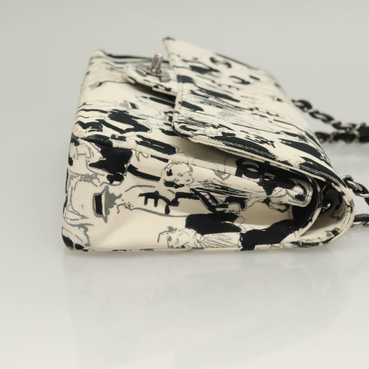 Chanel White Canvas Timeless