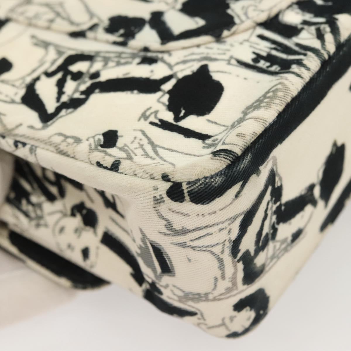 Chanel White Canvas Timeless