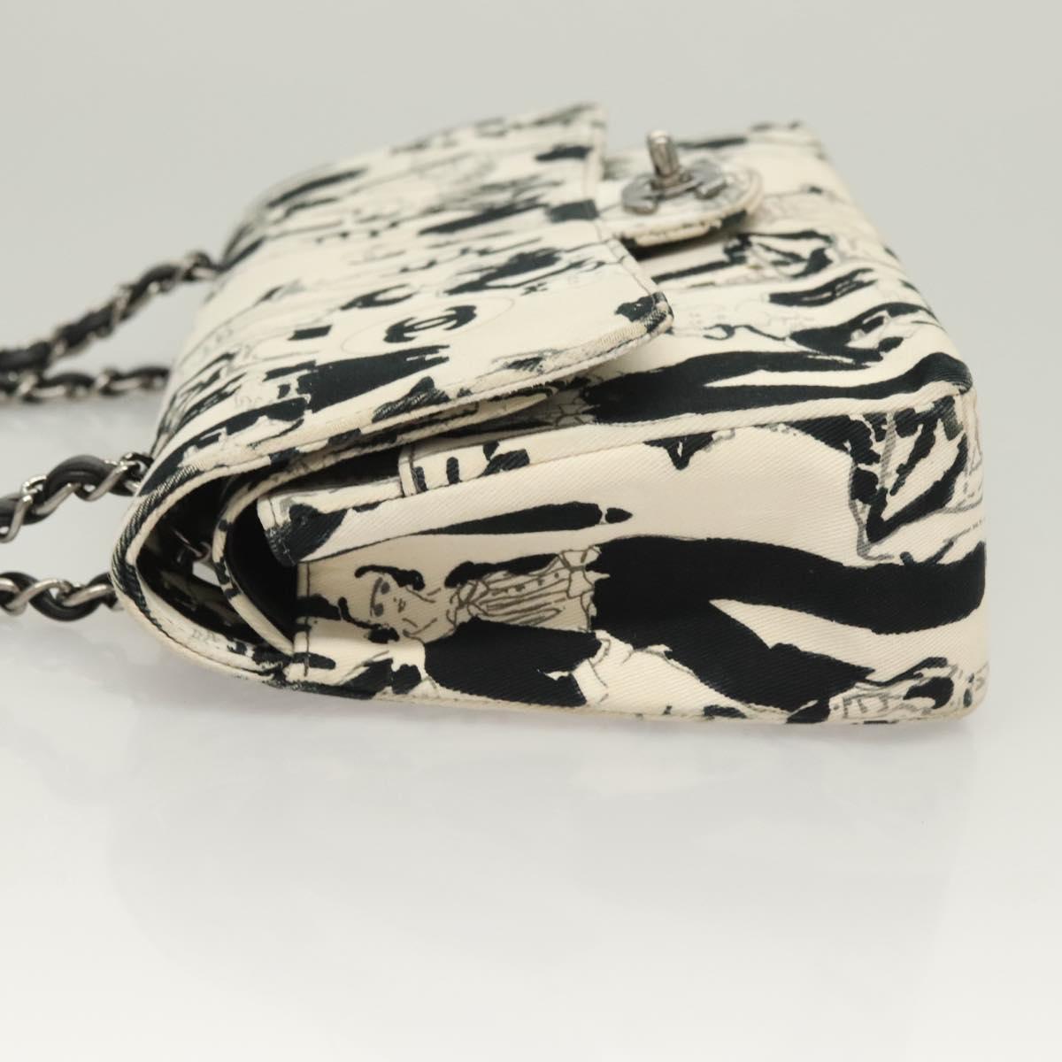 Chanel White Canvas Timeless