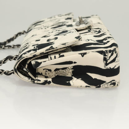 Chanel White Canvas Timeless