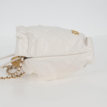 Chanel White Leather Chanel 22