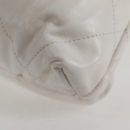 Chanel White Leather Chanel 22