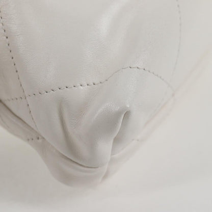 Chanel White Leather Chanel 22
