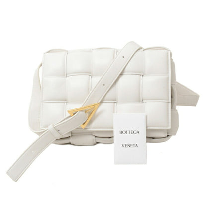 Bottega Veneta White Leather Cassette