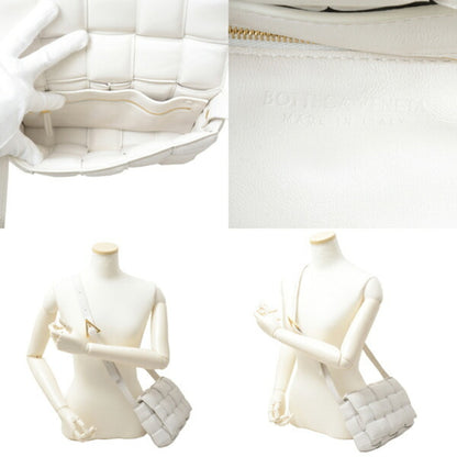 Bottega Veneta White Leather Cassette