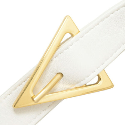 Bottega Veneta White Leather Cassette