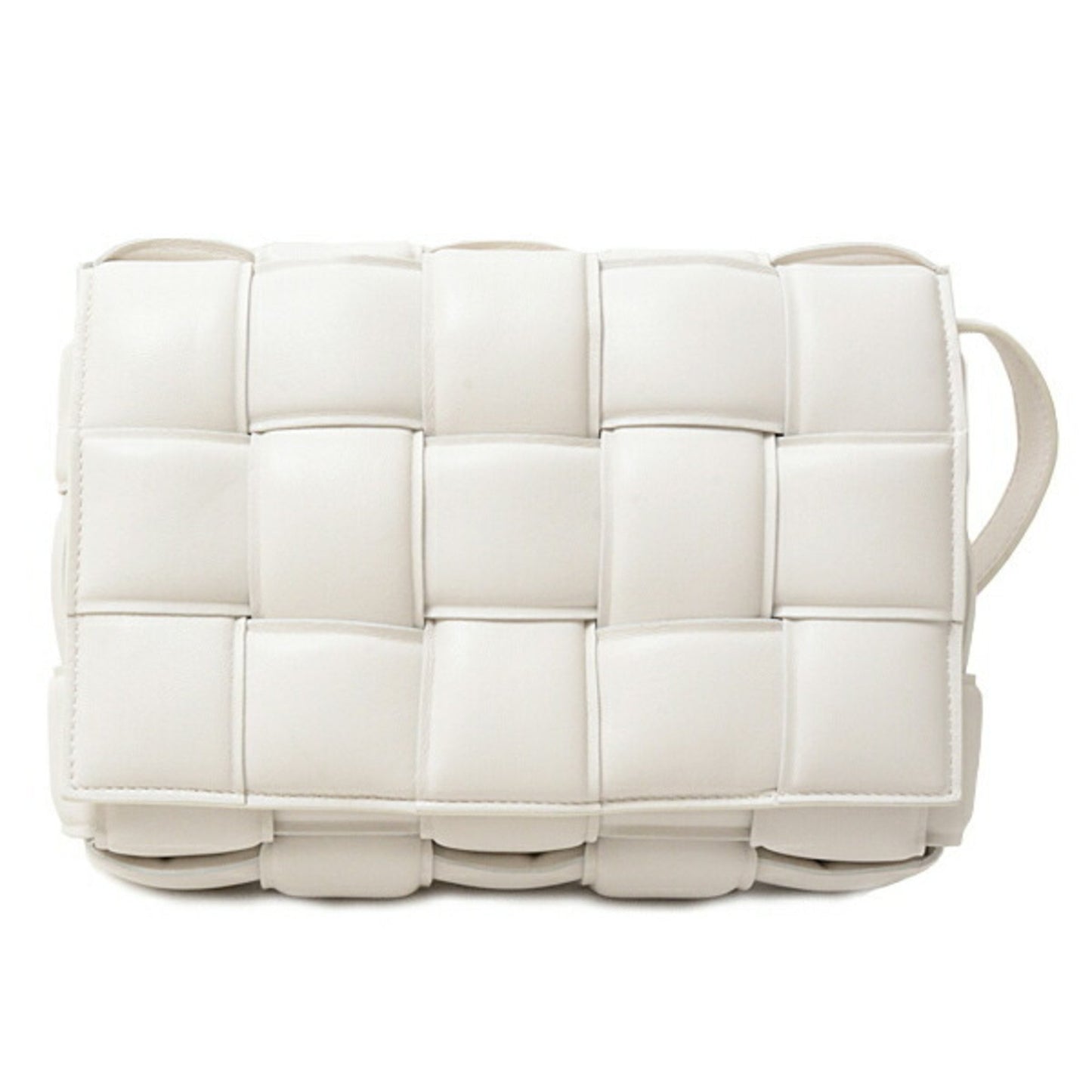 Bottega Veneta White Leather Cassette