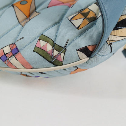 Miu Miu Blue Nylon Shoulder