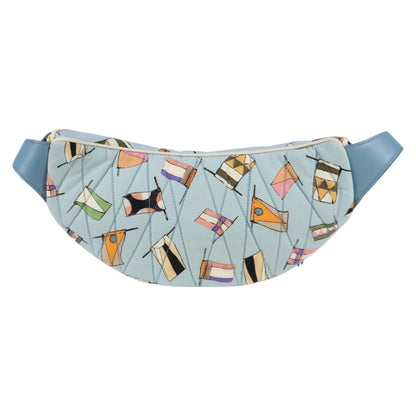 Miu Miu Blue Nylon Shoulder