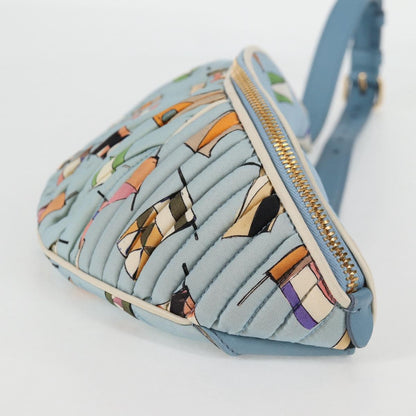 Miu Miu Blue Nylon Shoulder