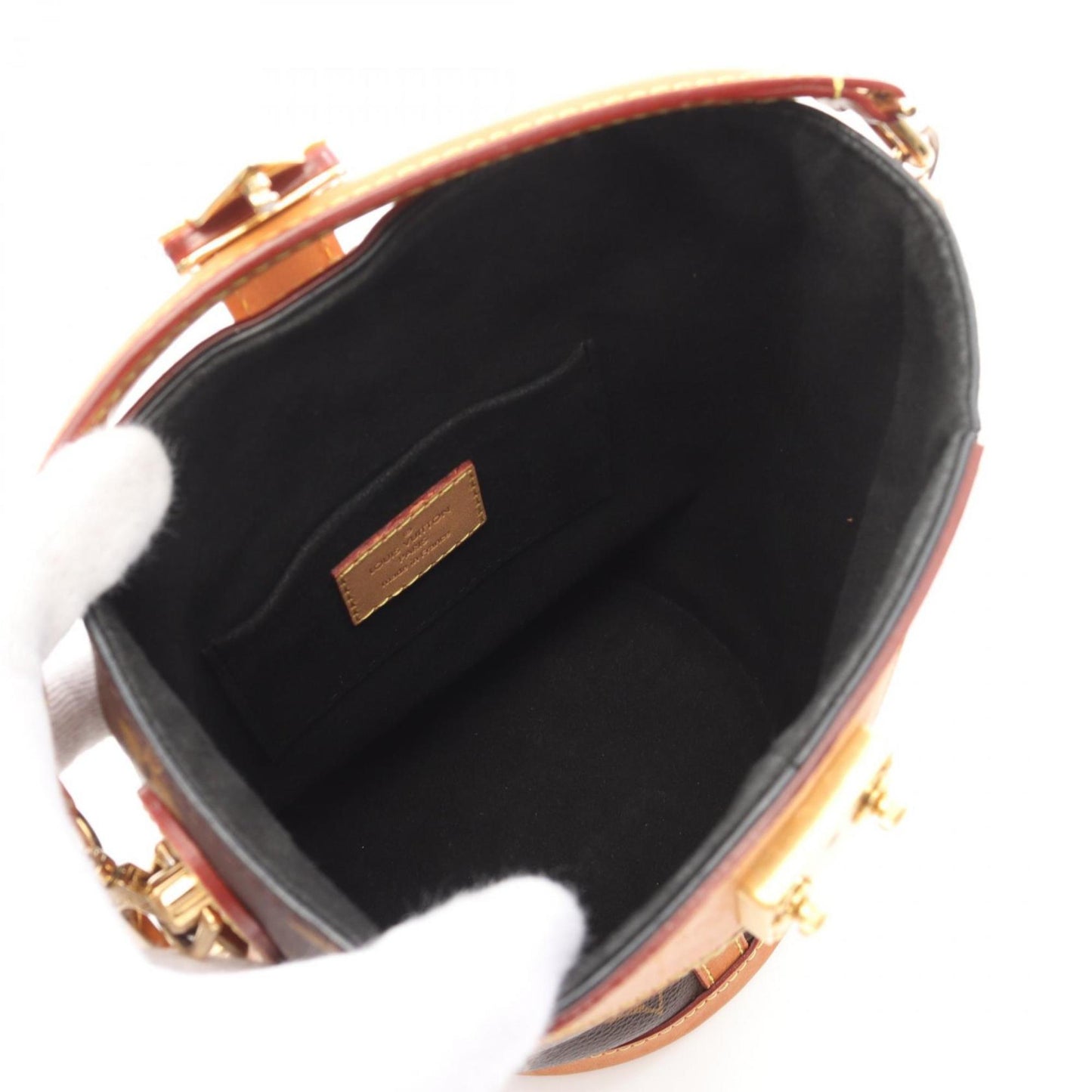 Louis Vuitton Brown Canvas Duffle