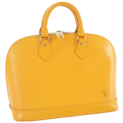 Louis Vuitton Yellow Leather Alma