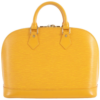 Louis Vuitton Yellow Leather Alma