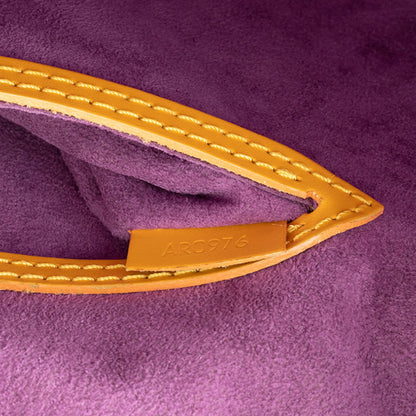 Louis Vuitton Yellow Leather Alma
