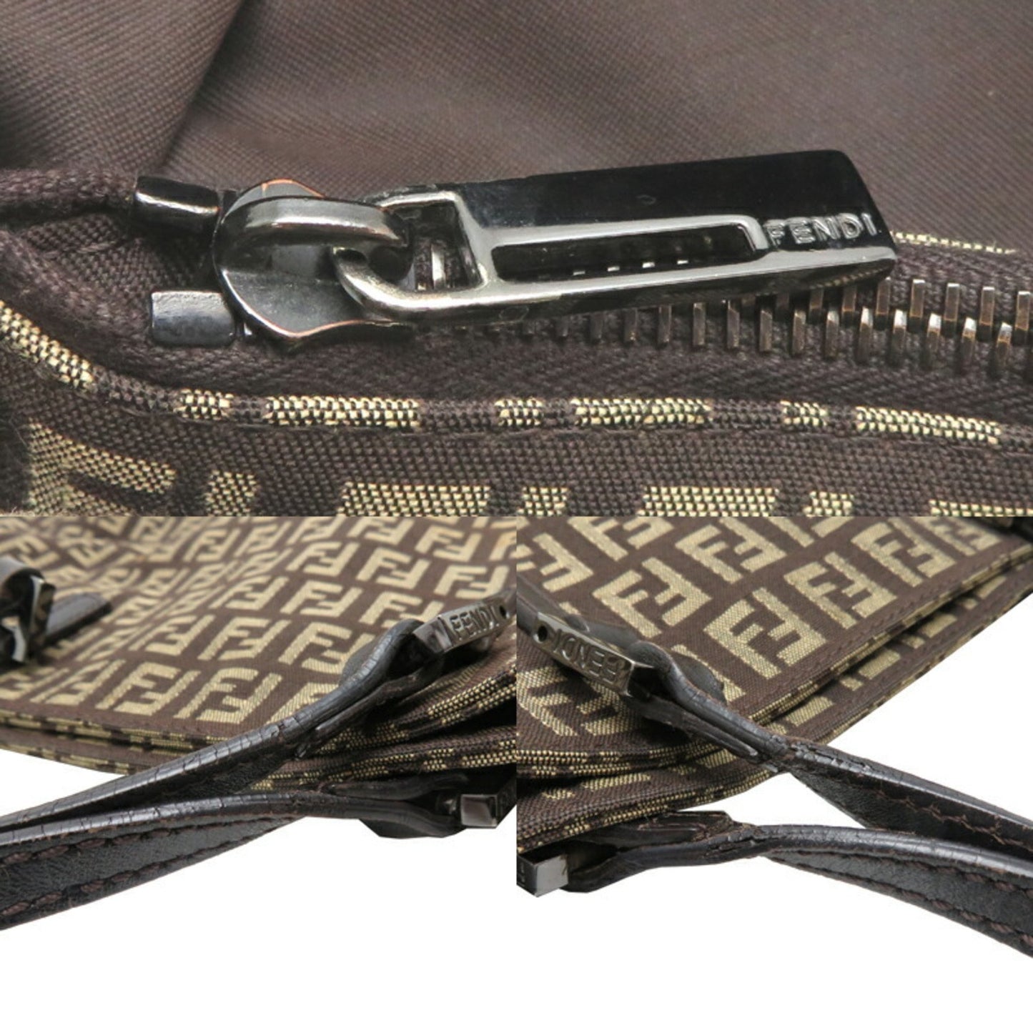 Fendi Brown Canvas Tote