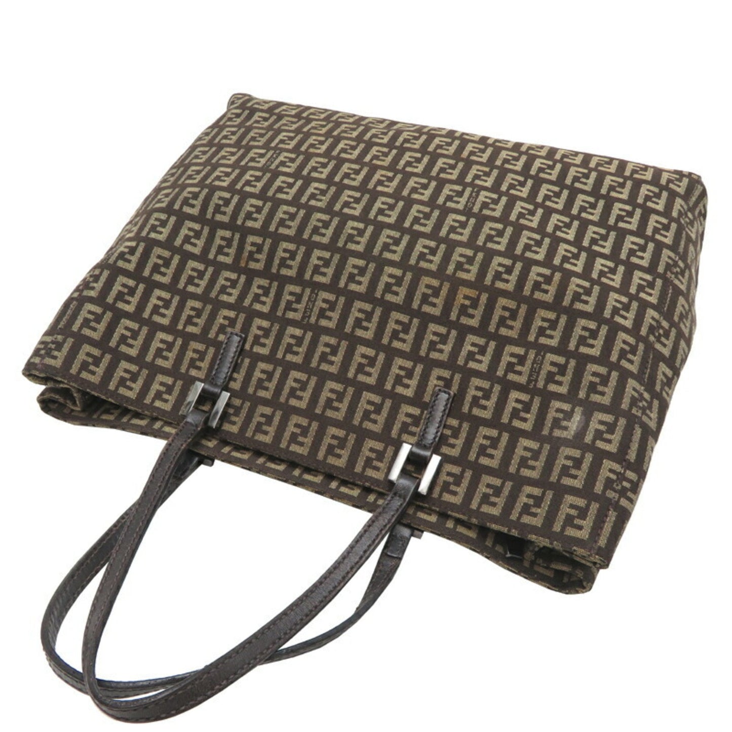 Fendi Brown Canvas Tote