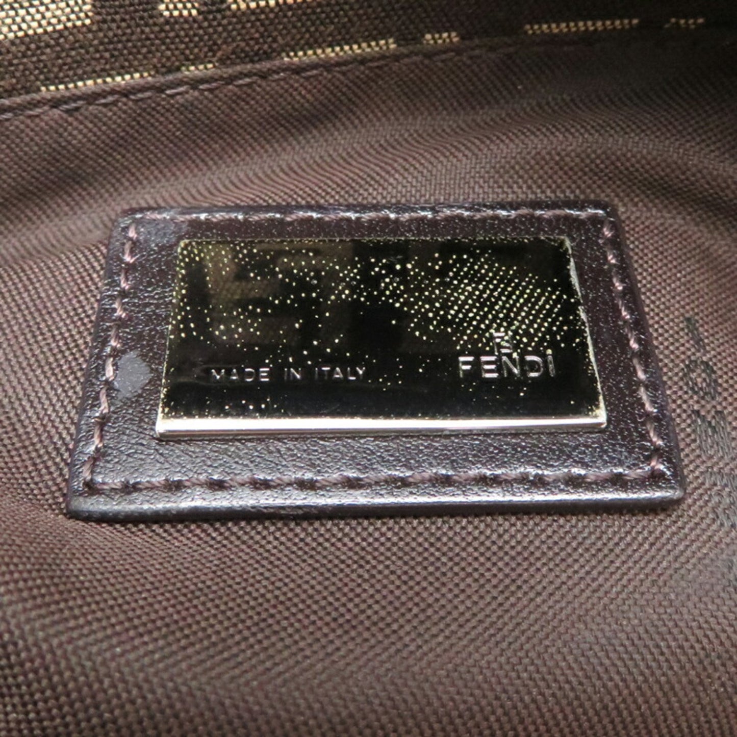 Fendi Brown Canvas Tote