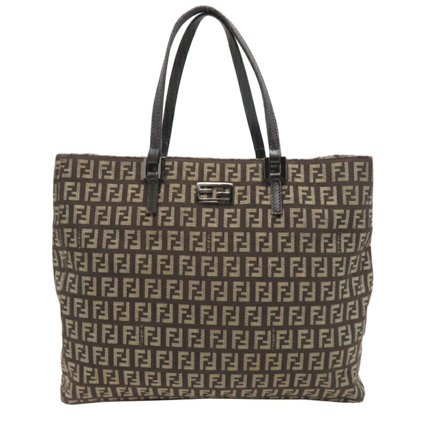 Fendi Brown Canvas Tote