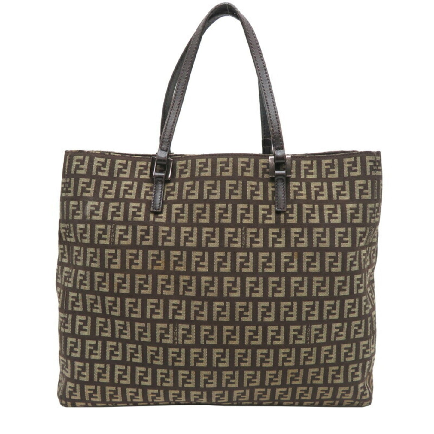 Fendi Brown Canvas Tote