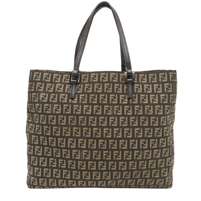 Fendi Brown Canvas Tote