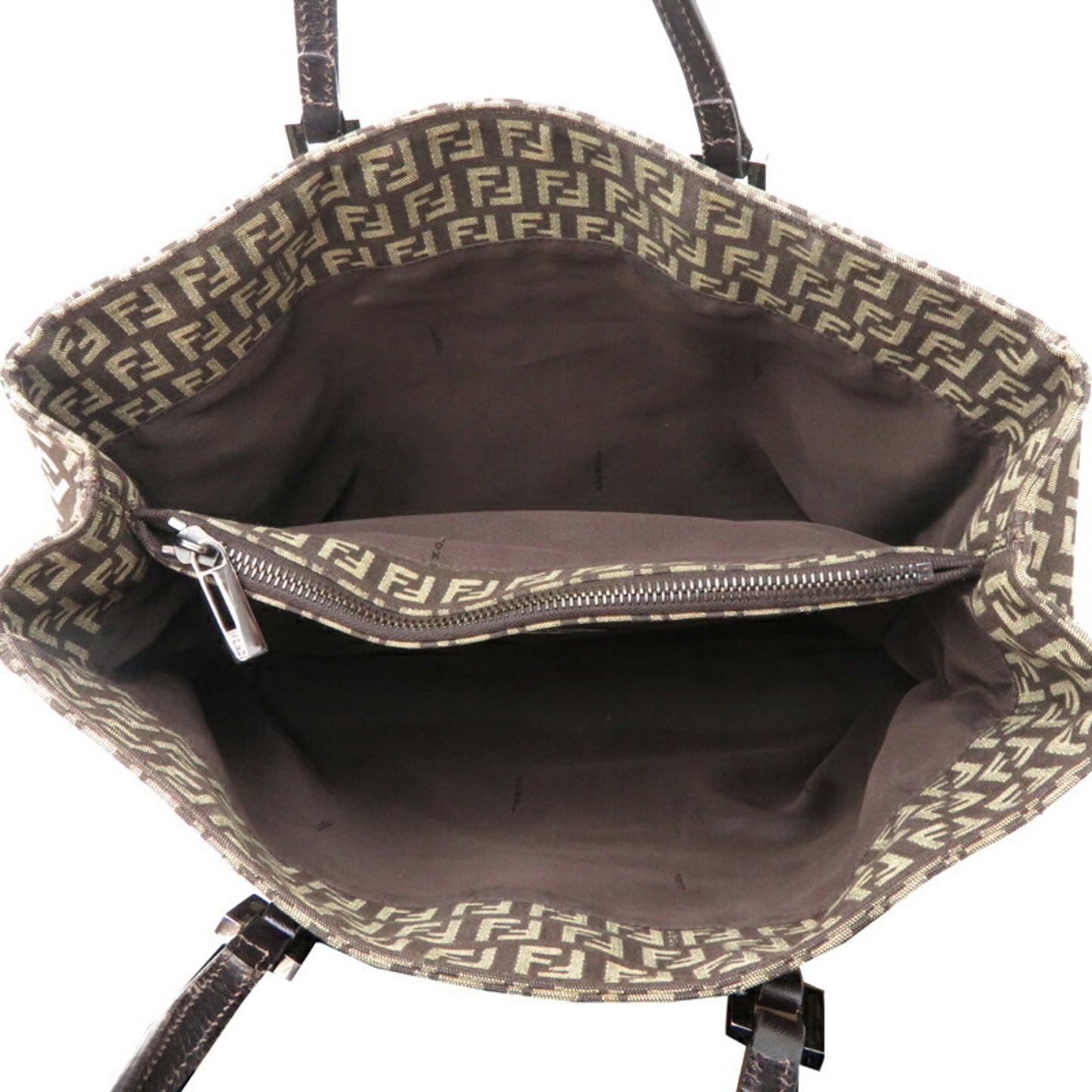 Fendi Brown Canvas Tote