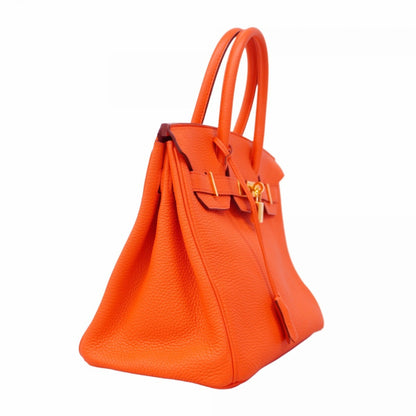 Hermès Orange Leather Birkin 30