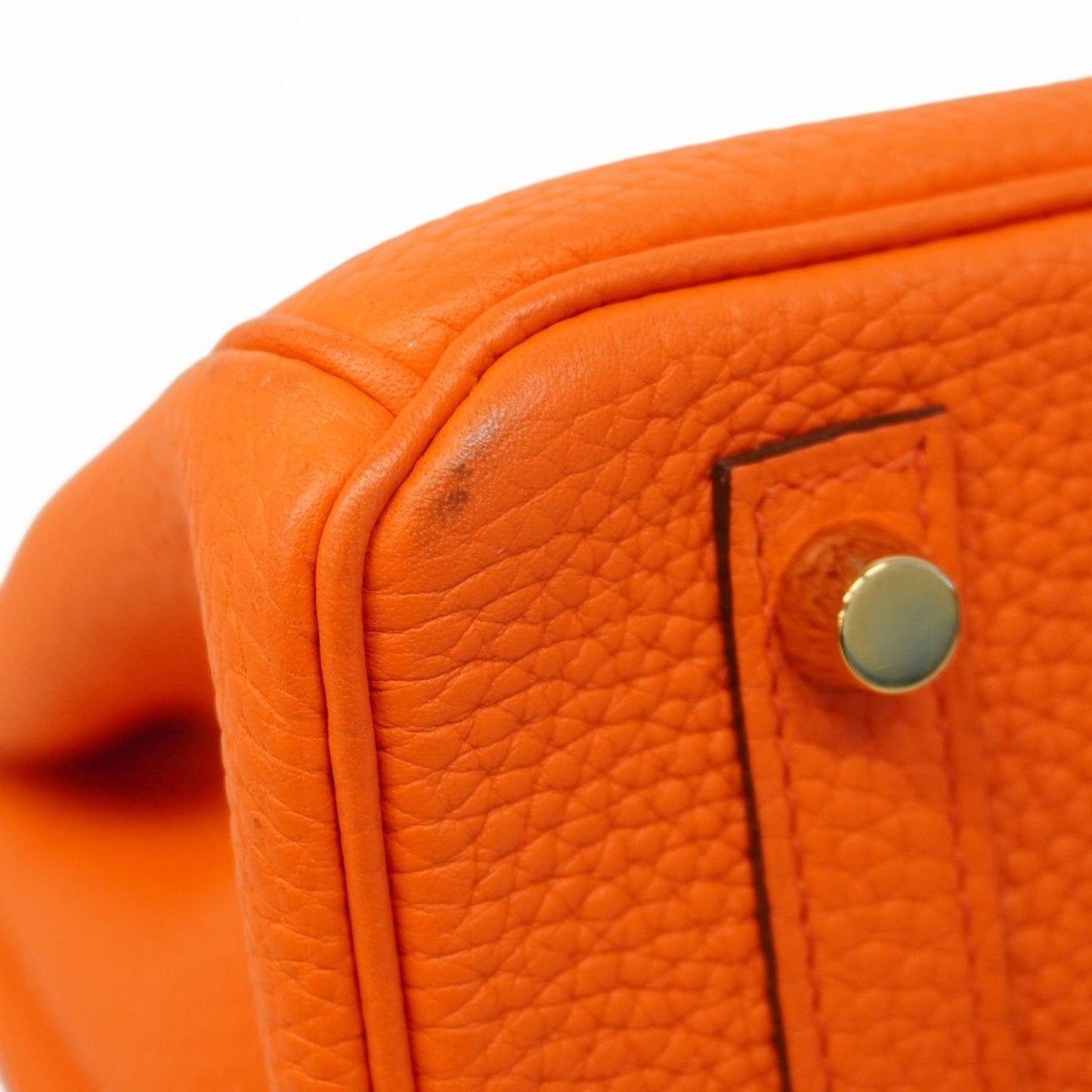 Hermès Orange Leather Birkin 30