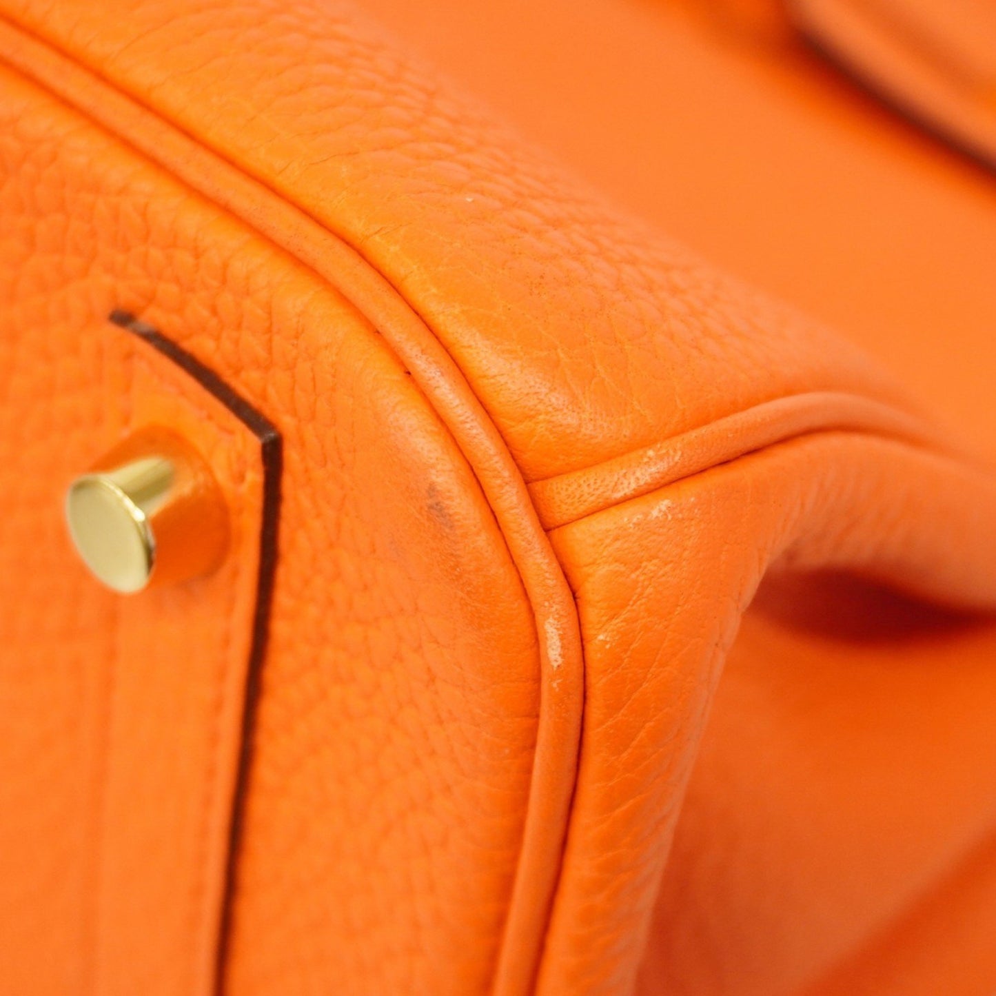 Hermès Orange Leather Birkin 30