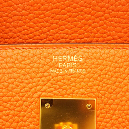 Hermès Orange Leather Birkin 30