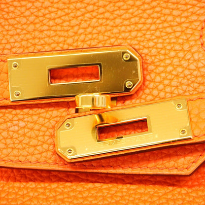 Hermès Orange Leather Birkin 30