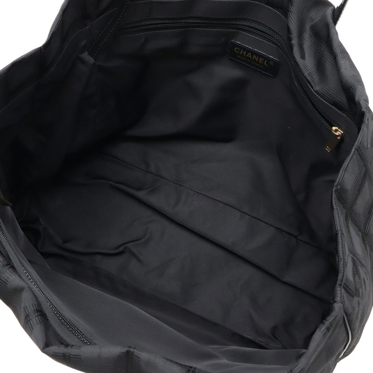 Chanel Black Nylon Travel Line