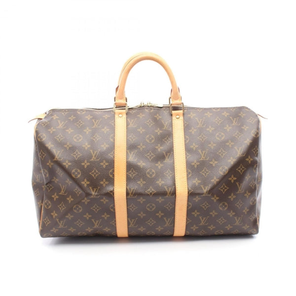 Louis Vuitton Brown Canvas Keepall 55