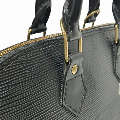 Louis Vuitton Black Leather Alma
