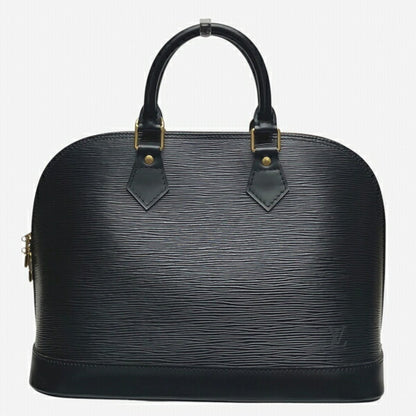 Louis Vuitton Black Leather Alma