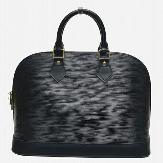 Louis Vuitton Black Leather Alma
