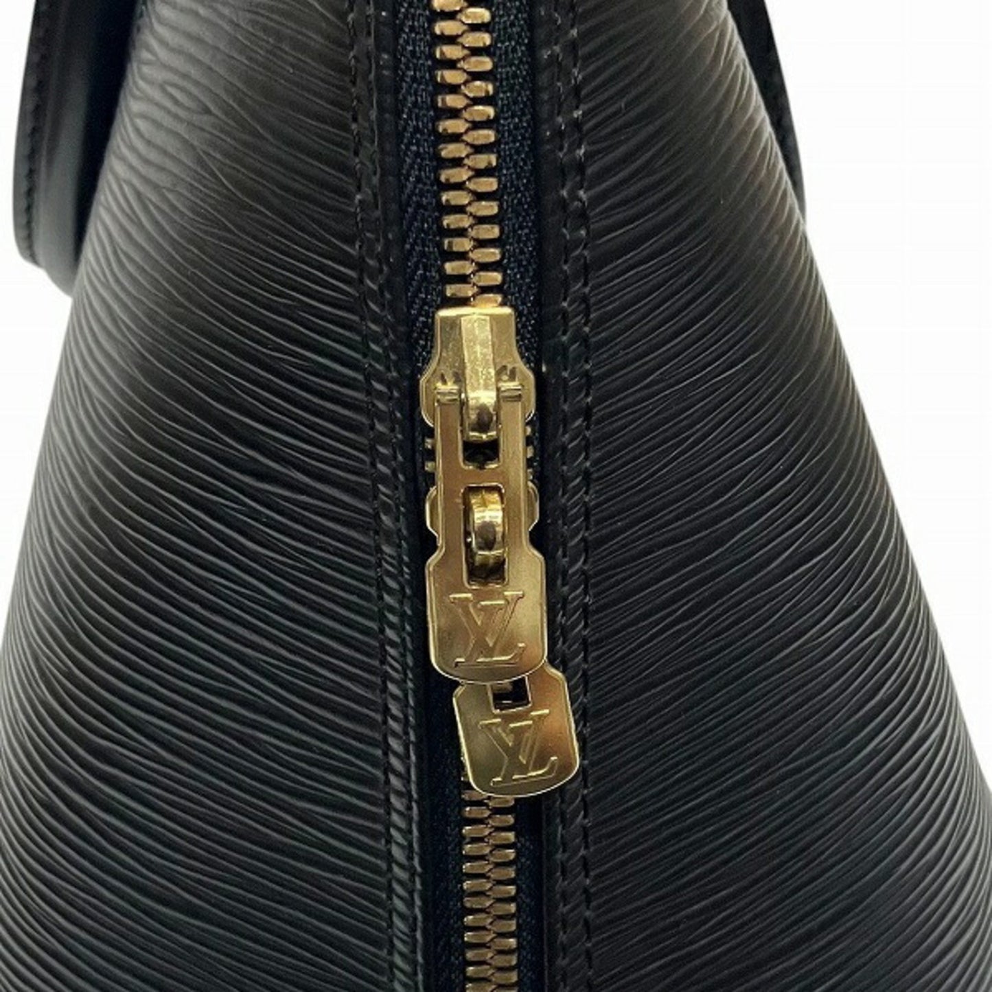 Louis Vuitton Black Leather Alma