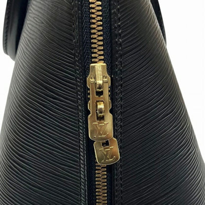 Louis Vuitton Black Leather Alma