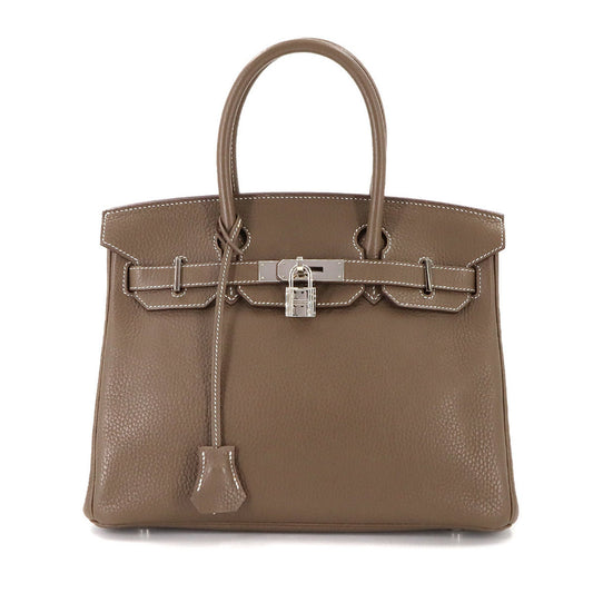 Hermès Gray Leather Birkin 30