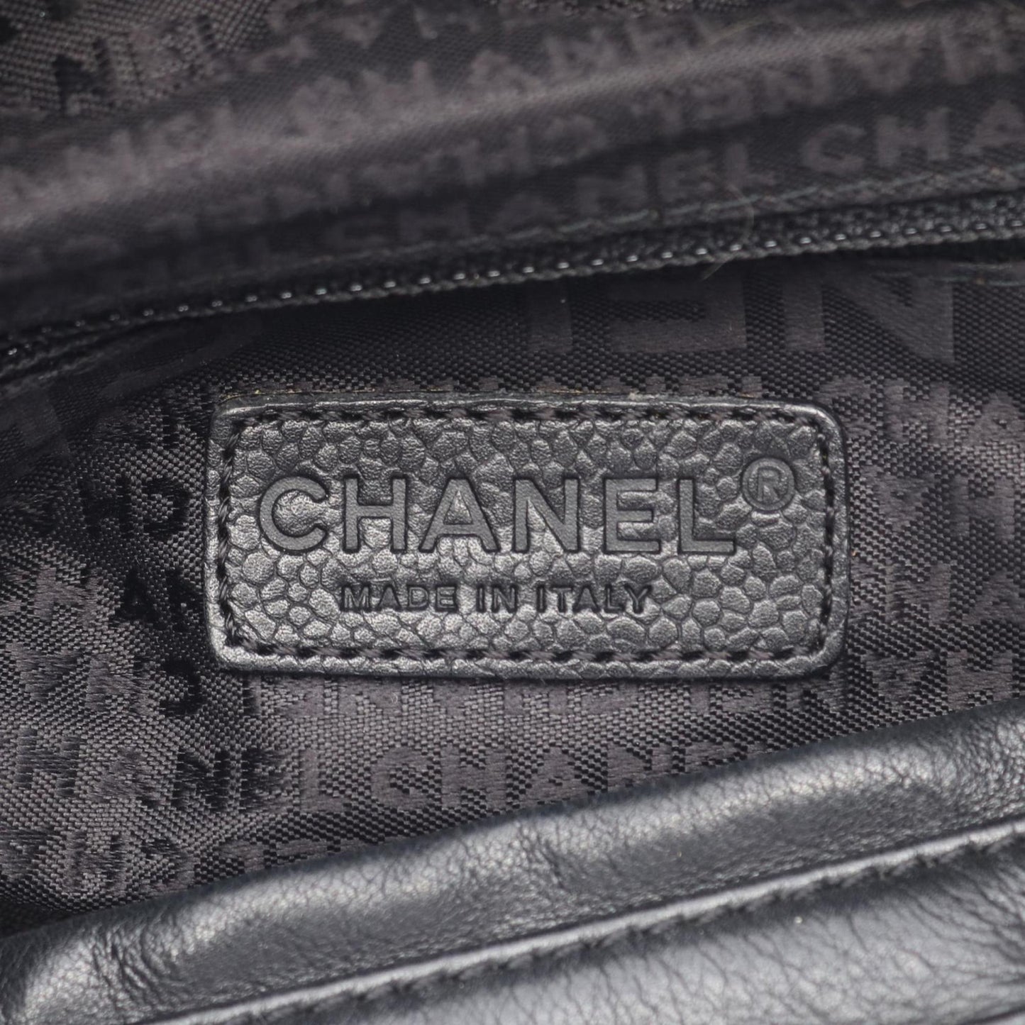 Chanel Black Leather Handbag
