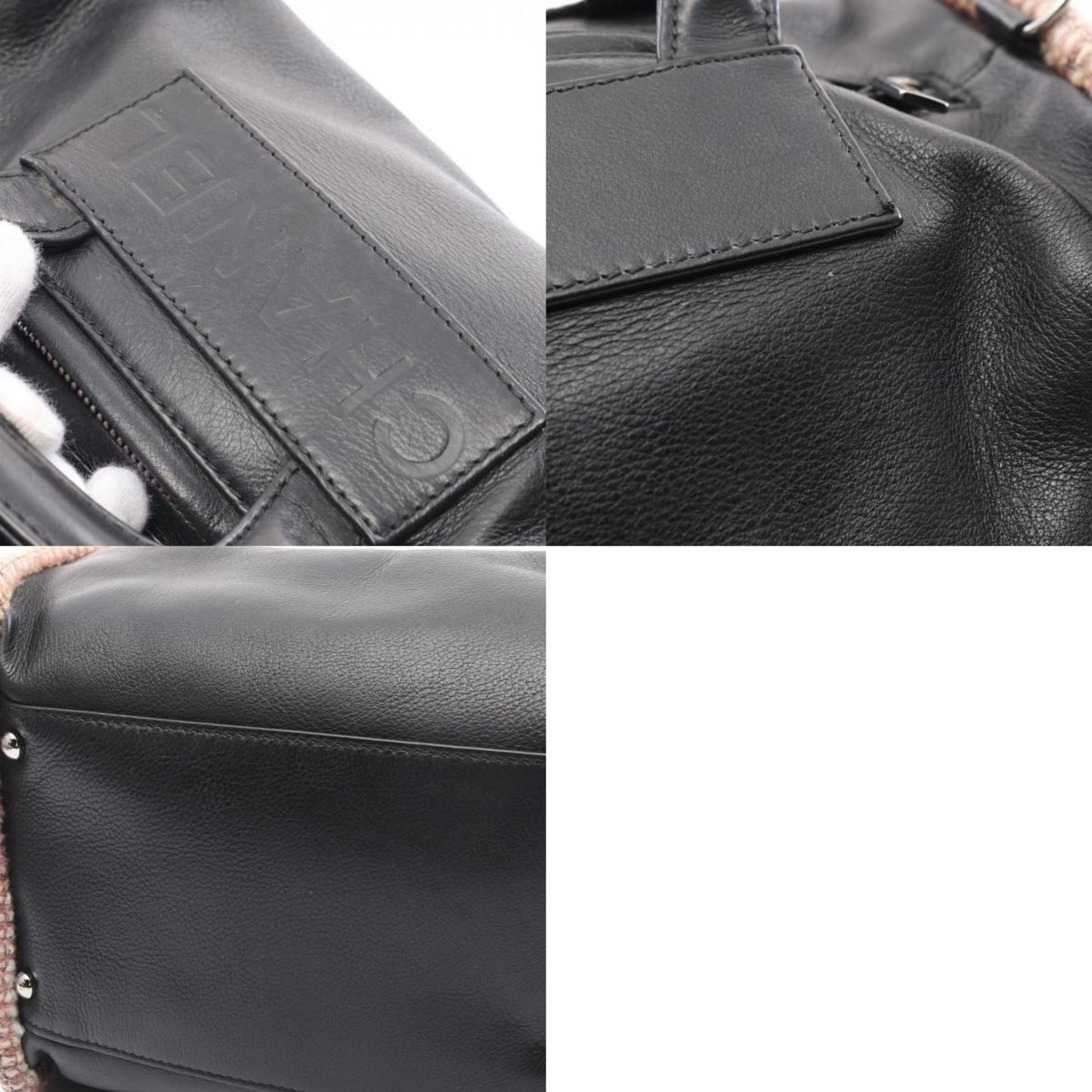Chanel Black Leather Handbag