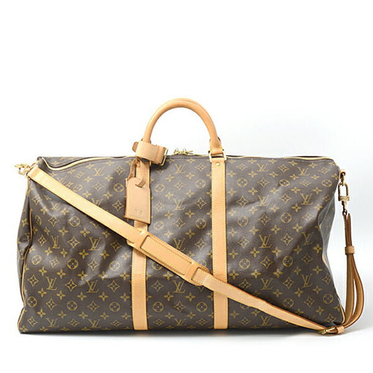 Louis Vuitton Brown Canvas Keepall Bandoulière 60