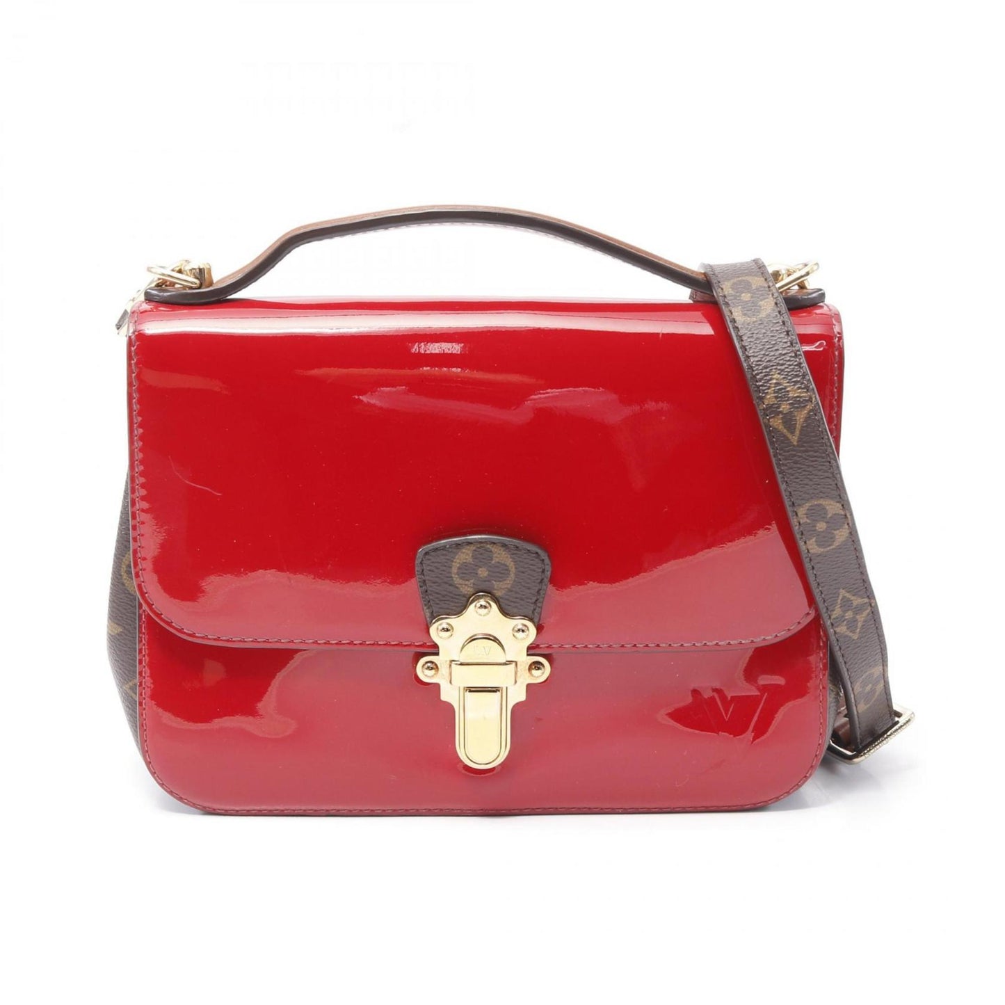 Louis Vuitton Red Patent Leather Cherrywood