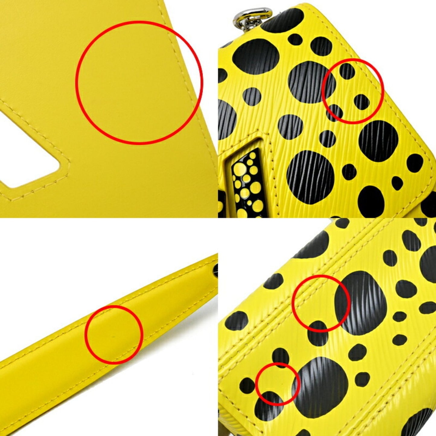 Louis Vuitton Yellow Leather Twist