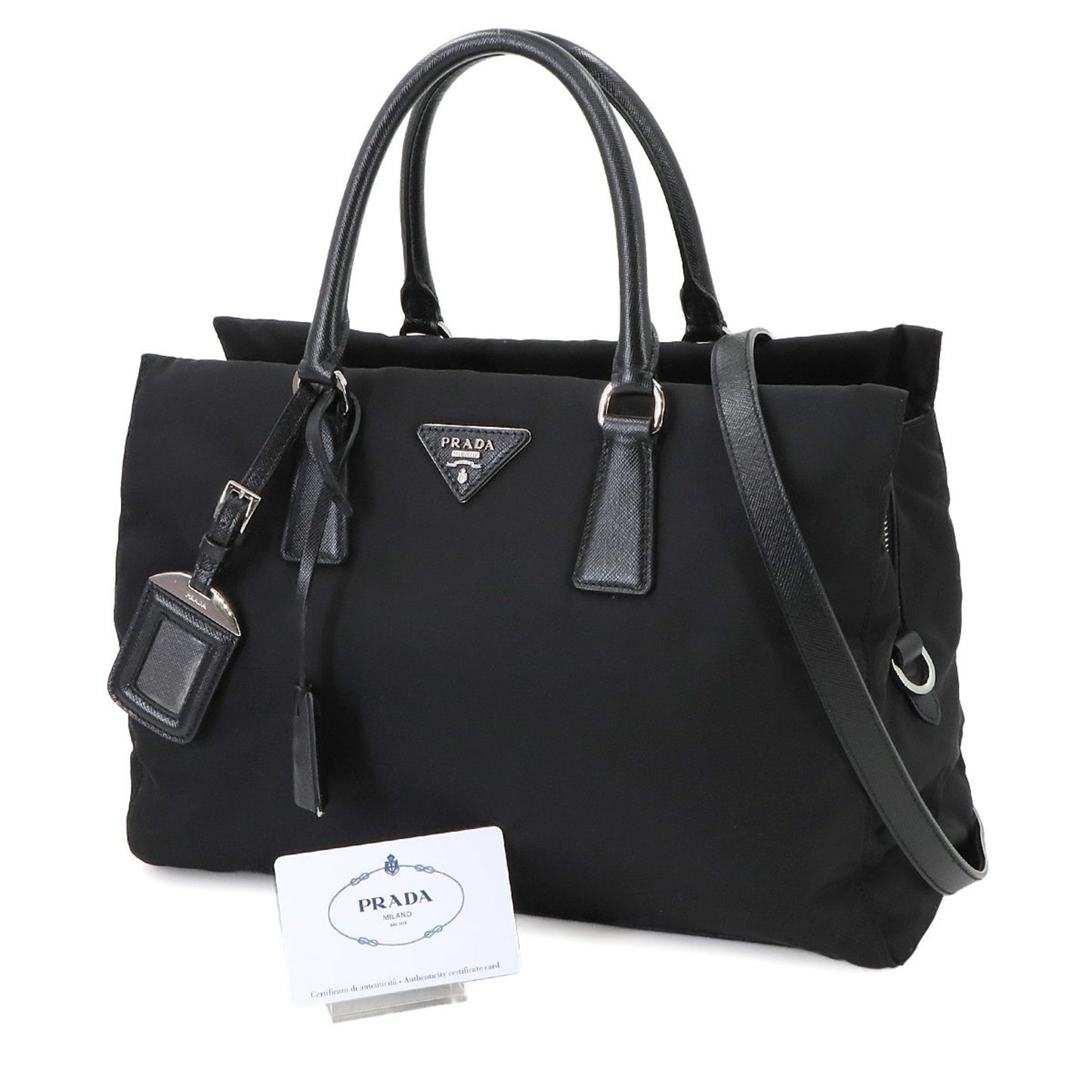 Prada Black Nylon Saffiano
