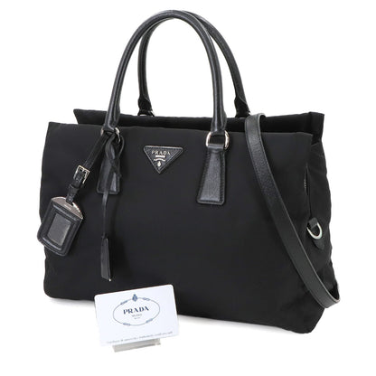 Prada Black Nylon Saffiano