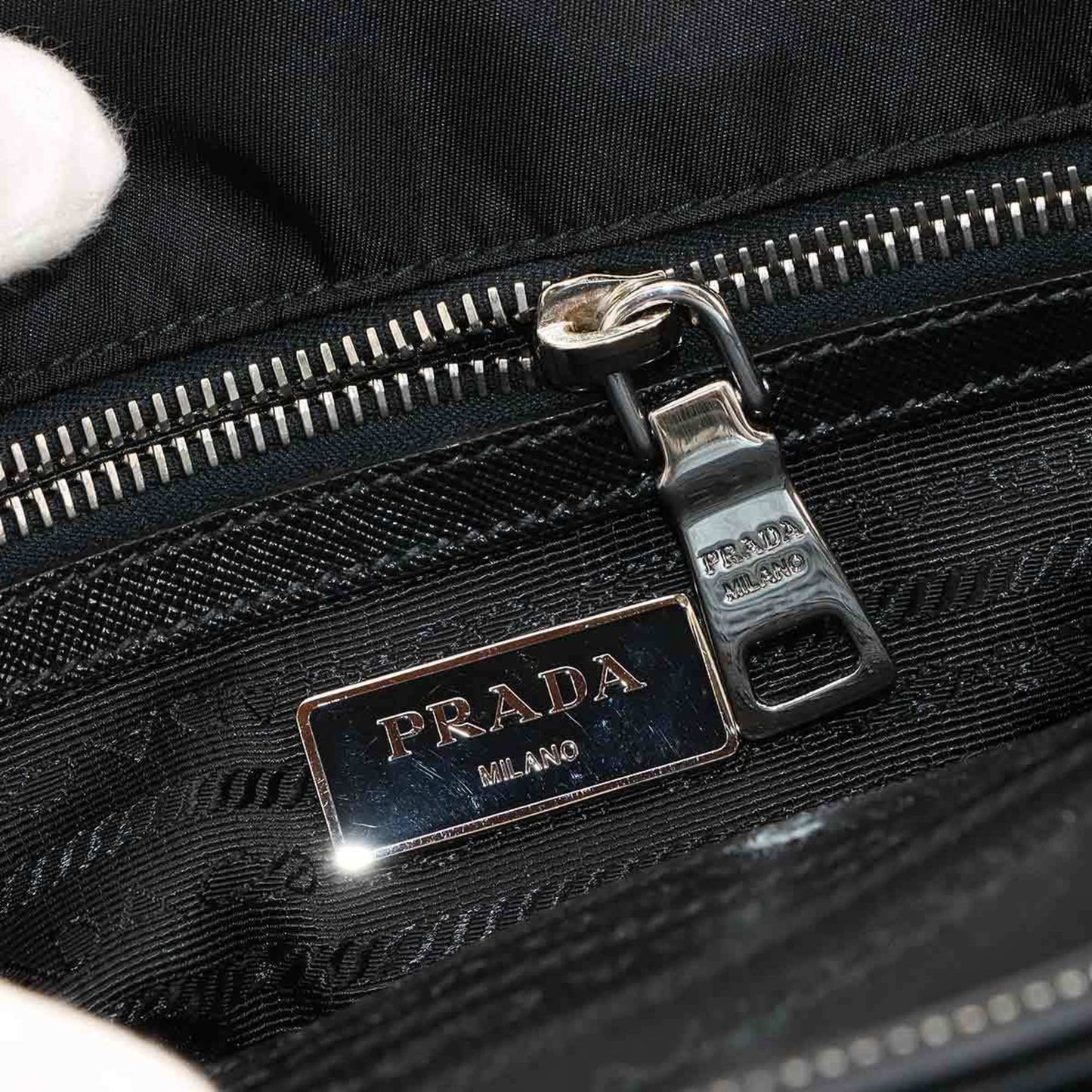 Prada Black Nylon Saffiano