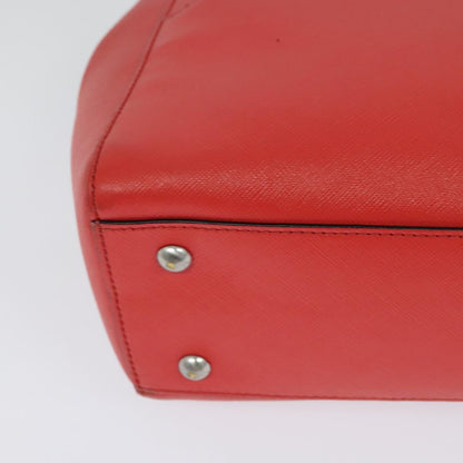 Mcm Red Leather Handbag