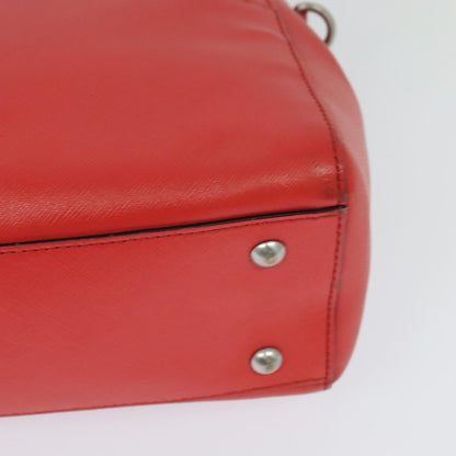 Mcm Red Leather Handbag