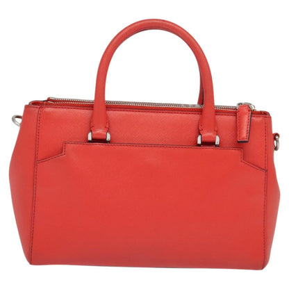 Mcm Red Leather Handbag