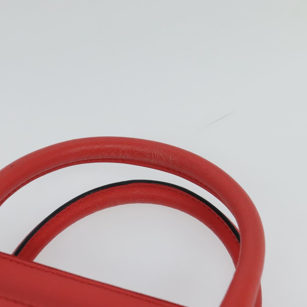 Mcm Red Leather Handbag